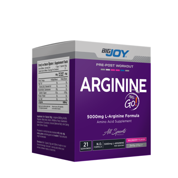 BigJoy Arginine Go! Arjinin 21 Paket - 1