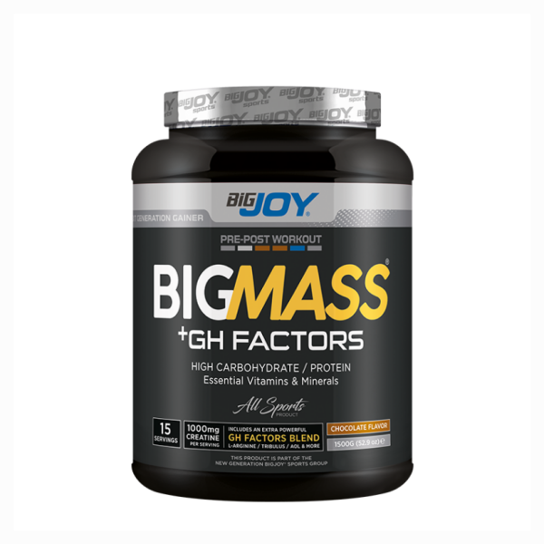 Bigjoy BigMass GH Factors Karbonhidrat Tozu 1500gr - 3