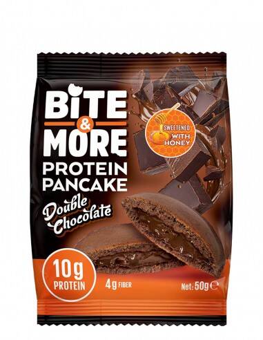 Bite&More Proteinli Pankek Duble Çikolatalı 50gr - 1