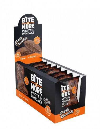 Bite&More Proteinli Pankek Duble Çikolatalı 50gr x 12 Adet - 1