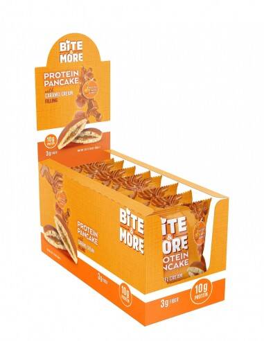 Bite&More Proteinli Pankek Karamelli 50gr x 12 Adet - 1