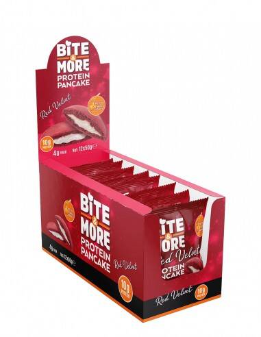 Bite&More Proteinli Pankek Red Velvet 50gr x 12 Adet - 1