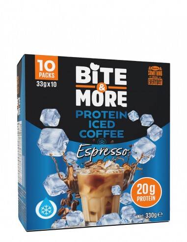 Bite&More Proteinli Soğuk Kahve Espresso 33gr x 10 Adet - 1