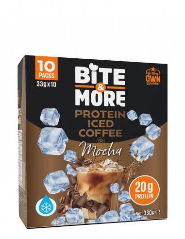 Bite&More Proteinli Soğuk Kahve Mocha 33gr x 10 Adet - 1