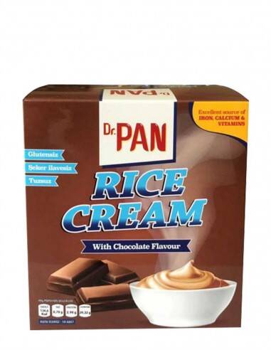 Dr Pan Rice Cream Pirinç Kreması - 10 Porsiyon - Çikolata Aromalı - 1
