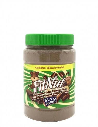 FitNut Çikolatalı Fıstık Ezmesi Tozu 400gr - 1
