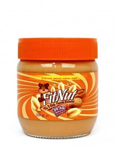 FitNut Doğal Fıstık Ezmesi 360gr - 1
