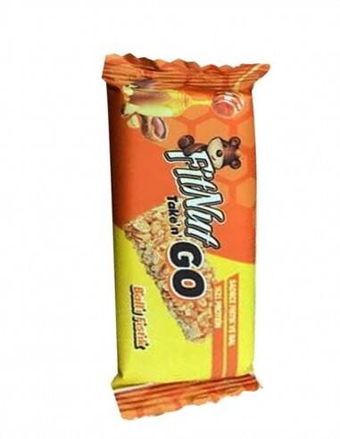 FitNut Go Ballı Fıstıklı Protein Bar 40gr - 1