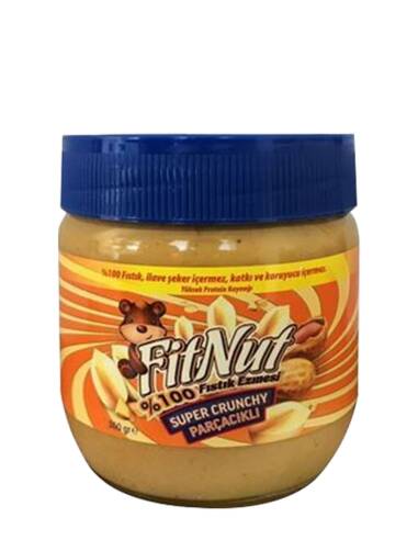 FitNut Parçacıklı Fıstık Ezmesi 360gr - 1