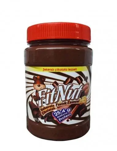 FitNut Şekersiz Çikolatalı Fıstık Ezmesi 800gr - 1