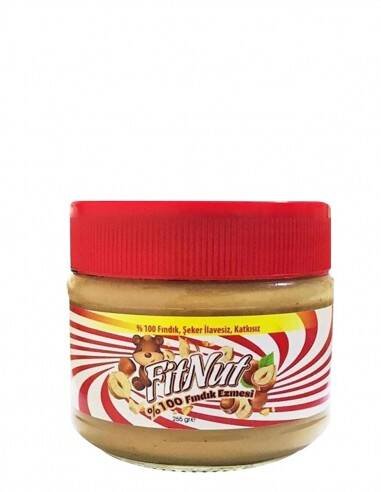 FitNut Şekersiz Fındık Ezmesi 255gr - 1