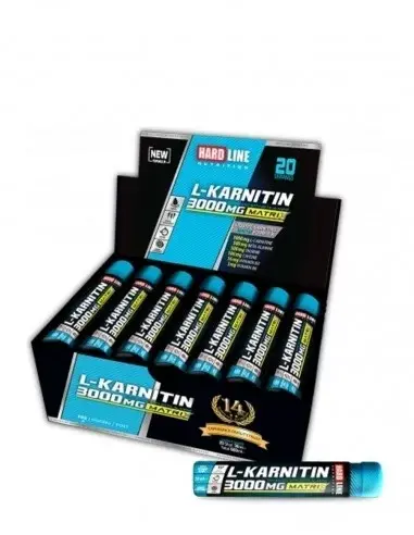 Hardline L-Karnitin Matrix 20 Ampul - 3000mg - 1