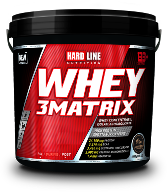 Hardline Whey 3Matrix 4000gr - Hardline