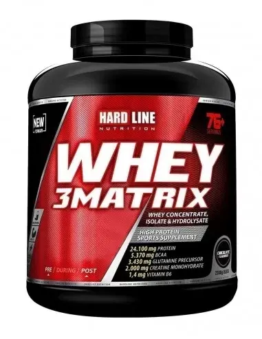 Hardline Whey 3Matrix Protein Tozu 2300gr - 1