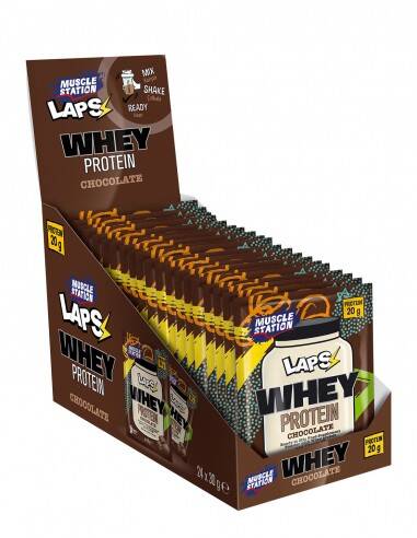 Muscle Station Laps Whey Protein Çikolata 30gr - 24 adet - 1