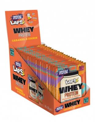 Muscle Station Whey Protein Caramel&Cookie 30gr - 24 adet - 1