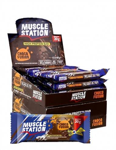 Musclestation Choco Fusion Protein Bar 12 Adet - 65gr - 1