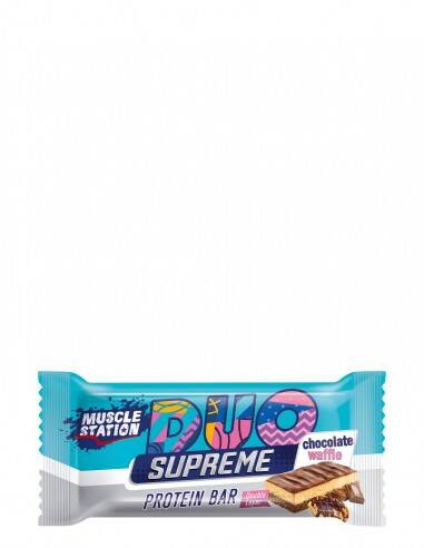 Musclestation DUO Supreme Protein Bar 35gr Chocolate&Waffle - 1