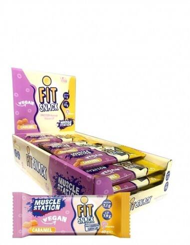 Musclestation Fit Snack Vegan Protein Bar 40gr - 24 Adet - 1