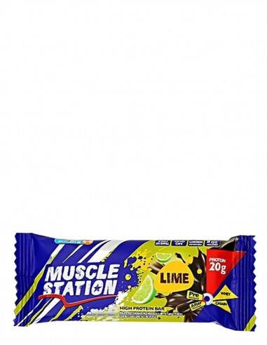 Musclestation Lime Protein Bar 65gr - 1