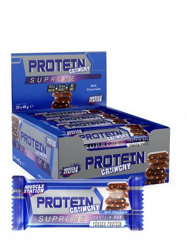 Musclestation Protein Bar Milk Chocolate 24x40gr - 1