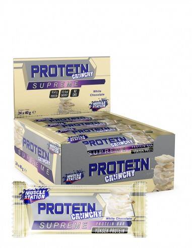 Musclestation Protein Bar White Chocolate 24x40gr - 1