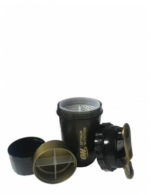 Optimum 3 Bölmeli Gold Standard Zone Shaker Siyah 500ml - 2