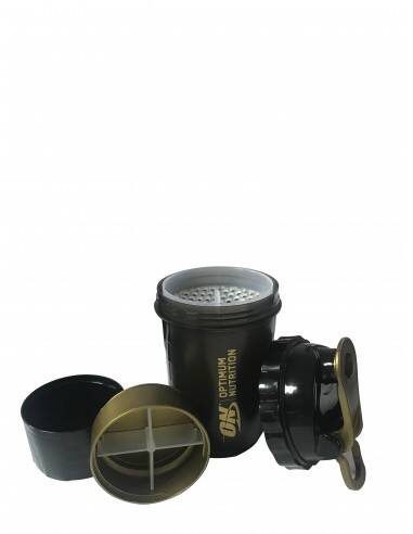 Optimum 3 Bölmeli Gold Standard Zone Shaker Siyah 500ml - 2