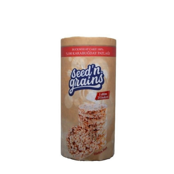 Seedn Grains Karabuğday Patlağı (Şekersiz) 120gr - 1
