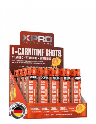 Xpro L-Carnitine Shot 3000mg 40ml x 20 Adet - 1