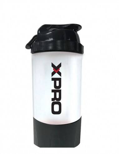 Xpro Toz Saklama Hazneli Shaker Siyah 500ml - 1