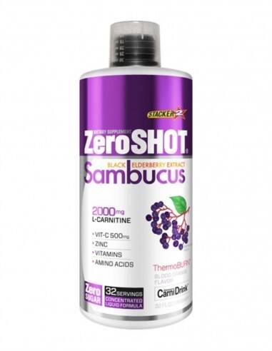 Zero Shot L-Carnitine Sambucus 960ml - 1
